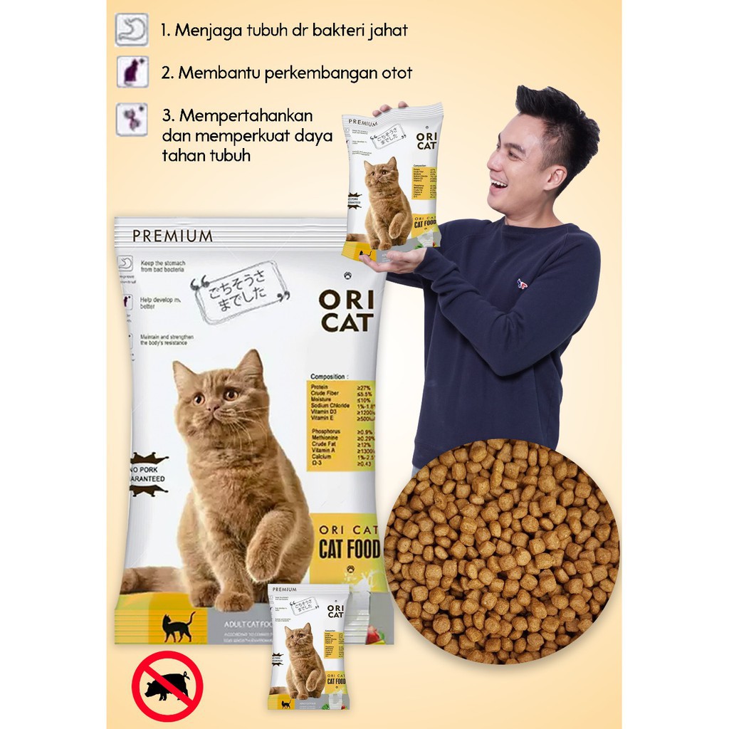Ori Cat ADULT 800gr Dry Food Makanan KUCING Dewasa Kering (1)