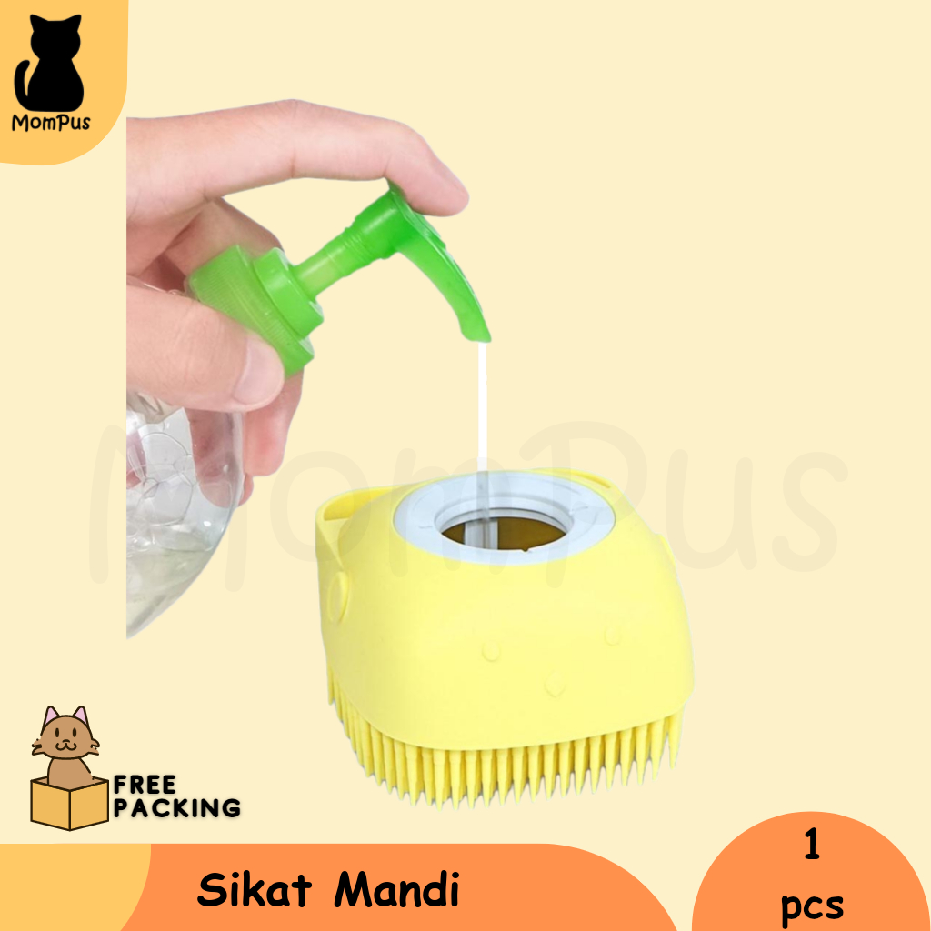 Sikat Mandi KUCING Silikon