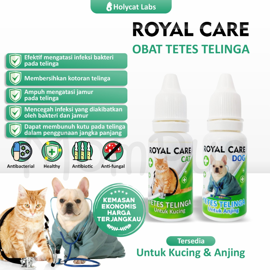 Royal Care Obat Tetes Telinga 10mL KUCING