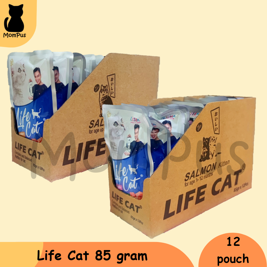 Life CAT Pouch KITTEN ADULT Paket 12pcs Sachet