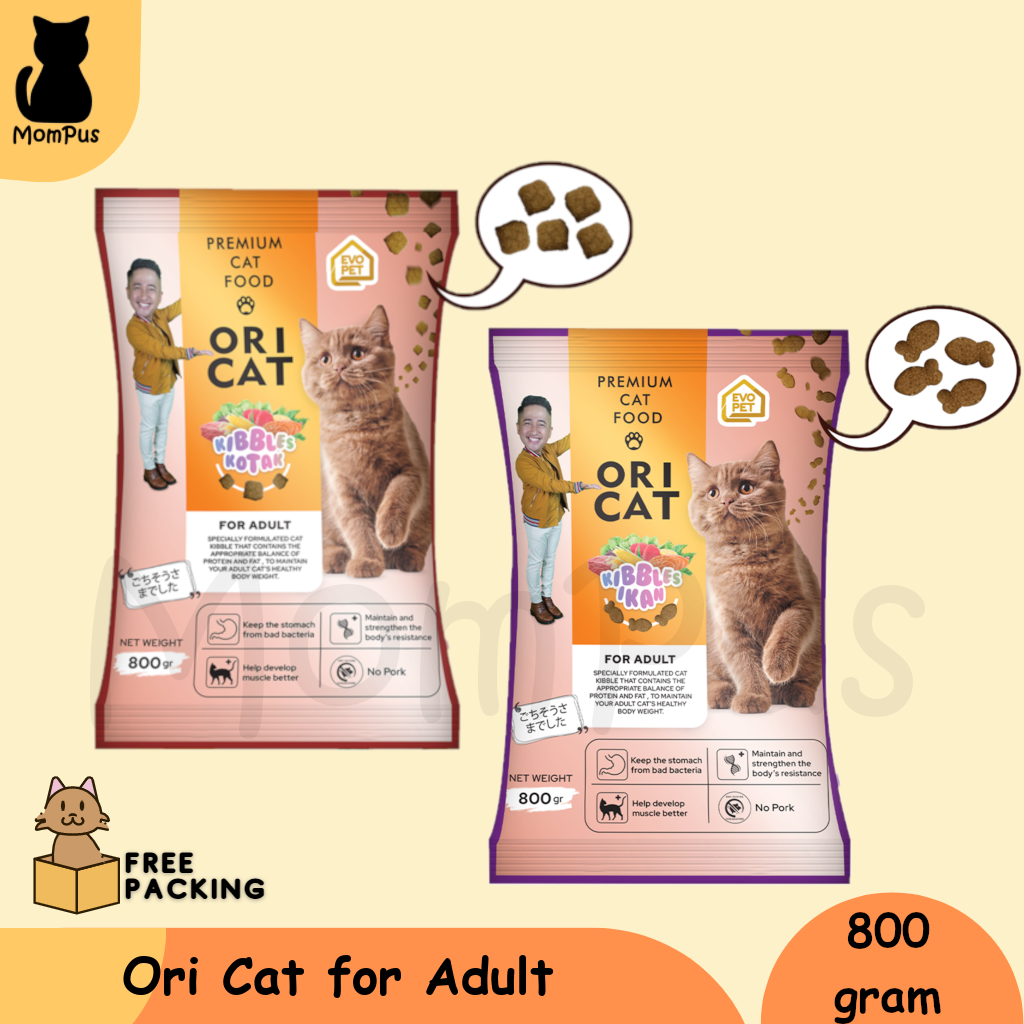 Ori Cat ADULT 800gr Dry Food Makanan KUCING Dewasa Kering (1)