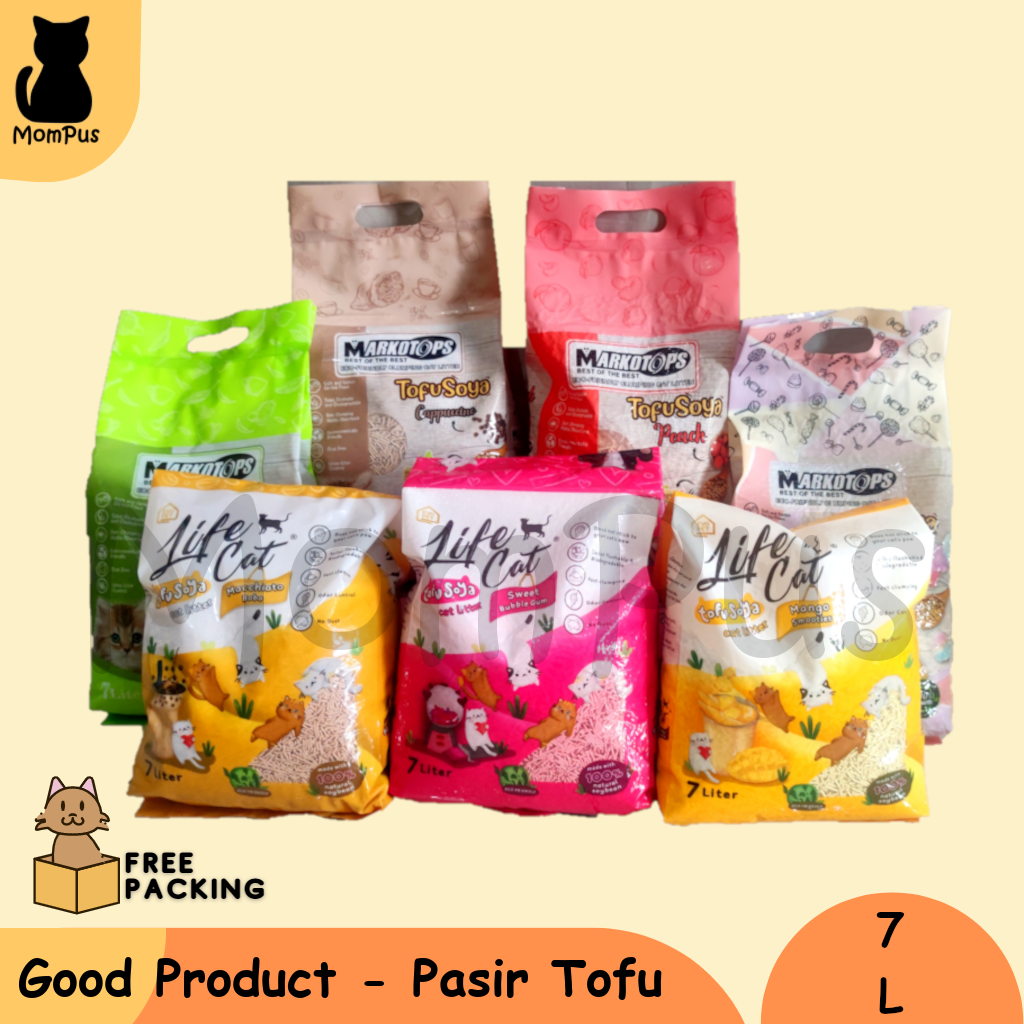 GOOD Product. DAMAGED Packaging: Pasir Tofu Soya Litter 7L