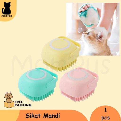 Image of Sikat Mandi KUCING Silikon