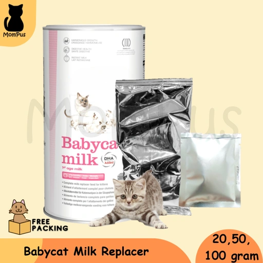 Image of Baby CAT Milk Replacer 100gr FRESHPACK / 50gr 20gr SHAREPACK Susu Bayi Anak KUCING Premium