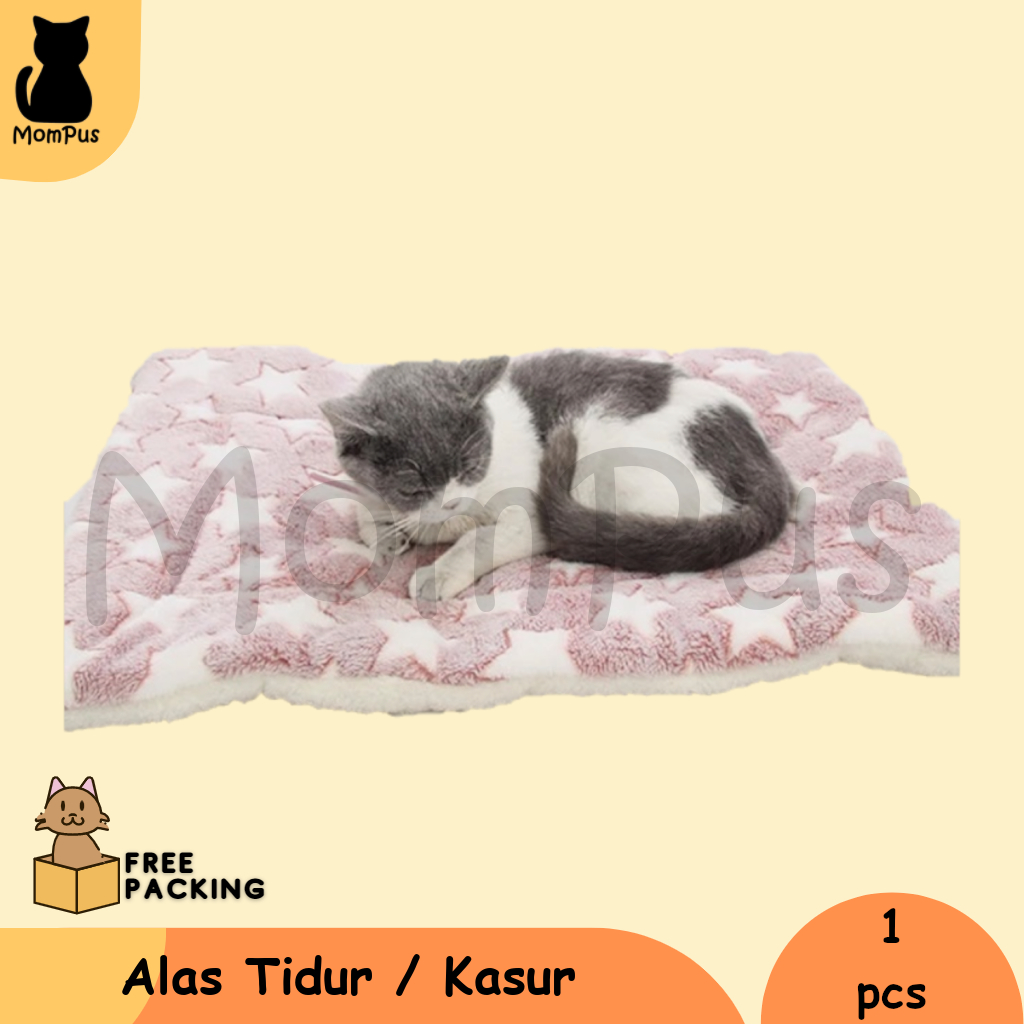 Pet Bed Blanket Alas Kasur Tidur Selimut KUCING