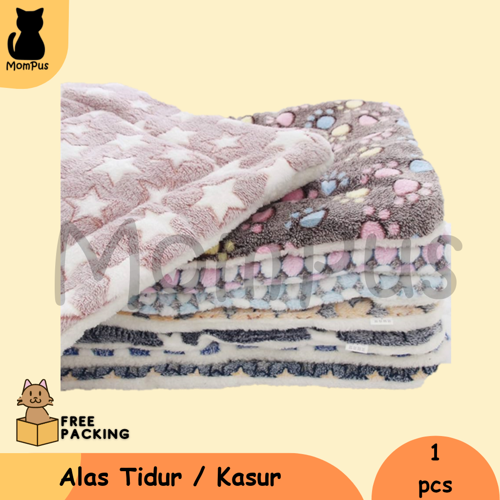 Pet Bed Blanket Alas Kasur Tidur Selimut KUCING