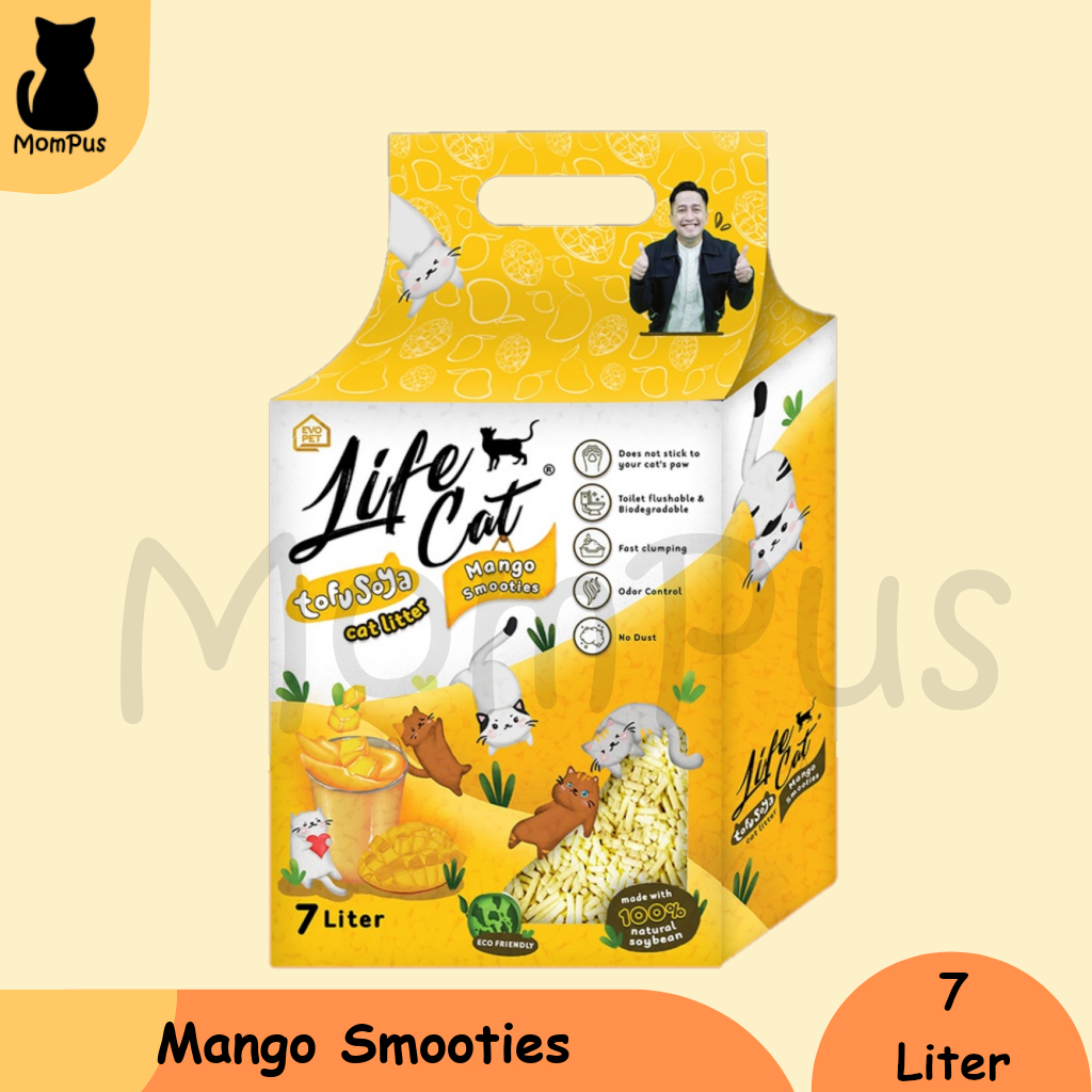GOOD Product. DAMAGED Packaging: Pasir Tofu Soya Litter 7L