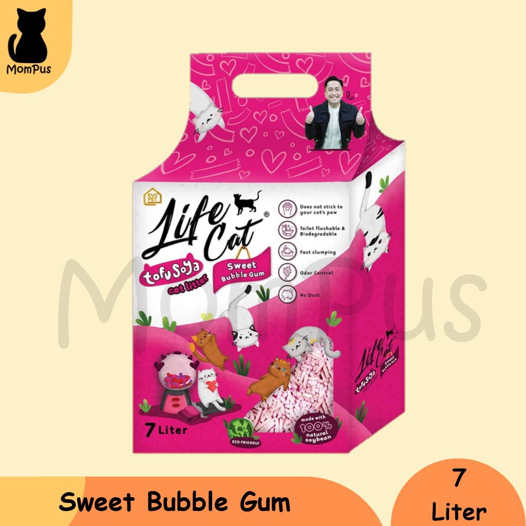 GOOD Product. DAMAGED Packaging: Pasir Tofu Soya Litter 7L