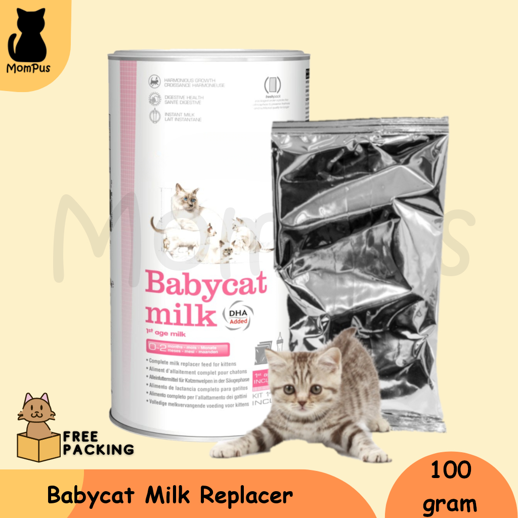 Baby CAT Milk Replacer 100gr FRESHPACK / 50gr 20gr SHAREPACK Susu Bayi Anak KUCING Premium