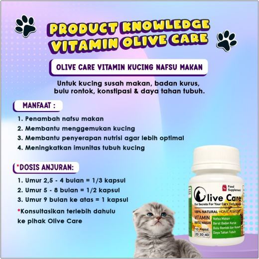 Olive Care 1 Botol (isi 10 Kapsul) All Varian