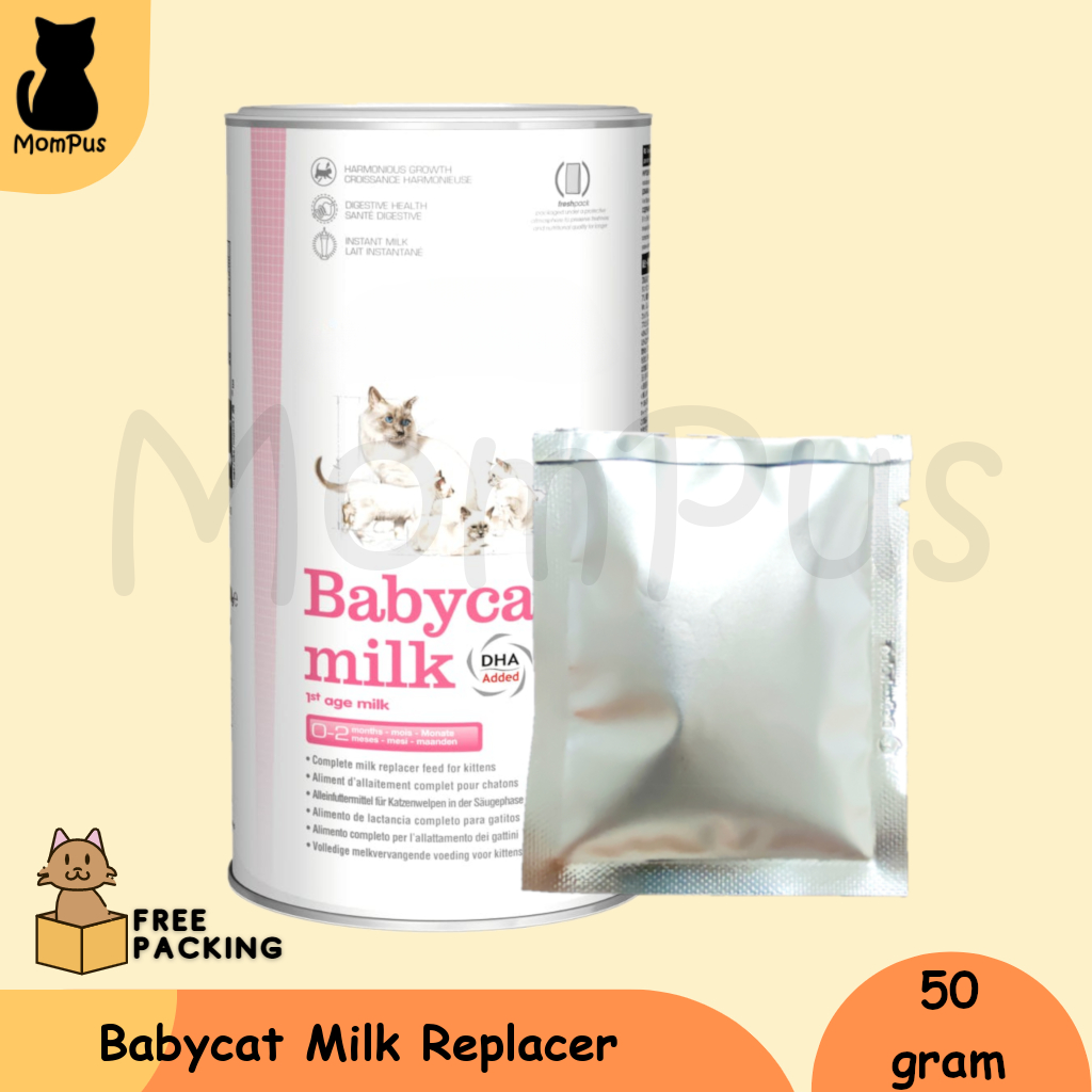 Baby CAT Milk Replacer 100gr FRESHPACK / 50gr 20gr SHAREPACK Susu Bayi Anak KUCING Premium