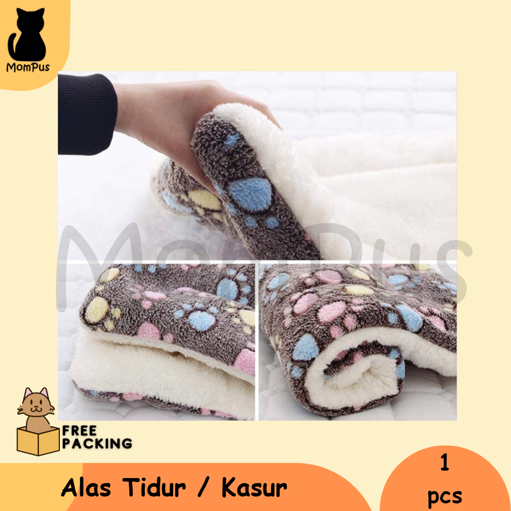 Pet Bed Blanket Alas Kasur Tidur Selimut KUCING