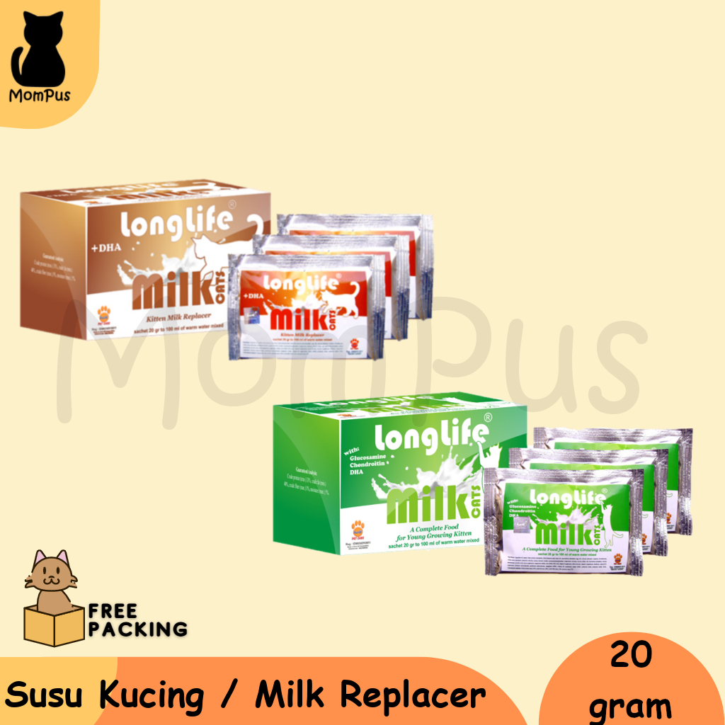 Long Life Milk POUCH Baby KITTEN 200gr Milk Replacer