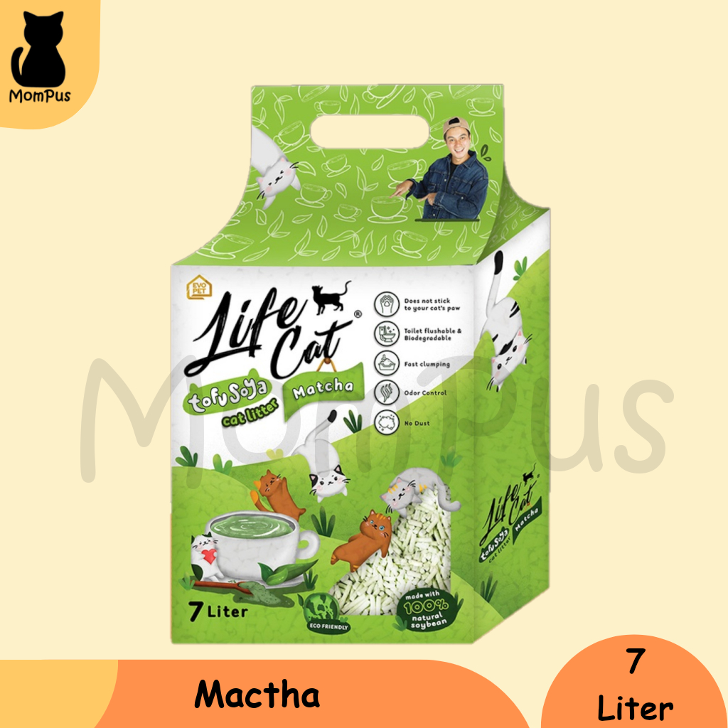 GOOD Product. DAMAGED Packaging: Pasir Tofu Soya Litter 7L