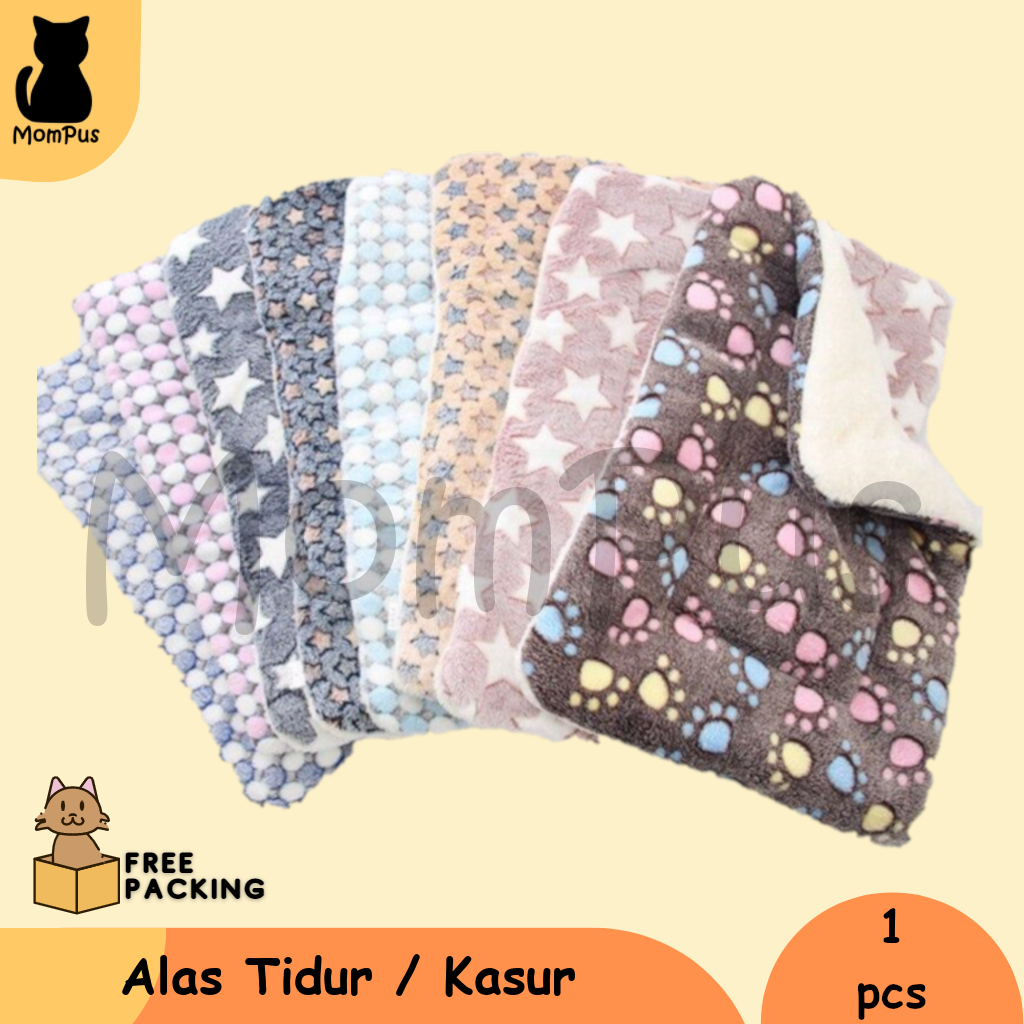 Pet Bed Blanket Alas Kasur Tidur Selimut KUCING