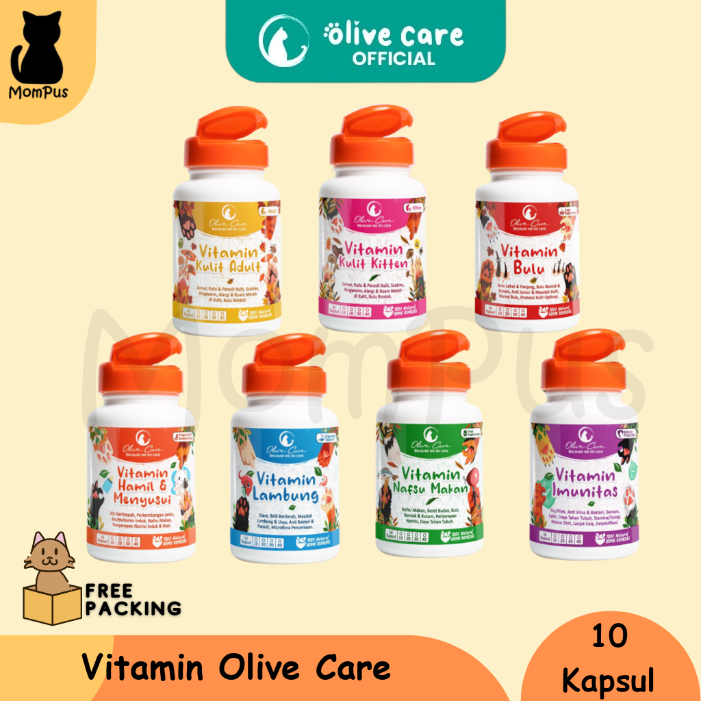 Olive Care 1 Botol (isi 10 Kapsul) All Varian