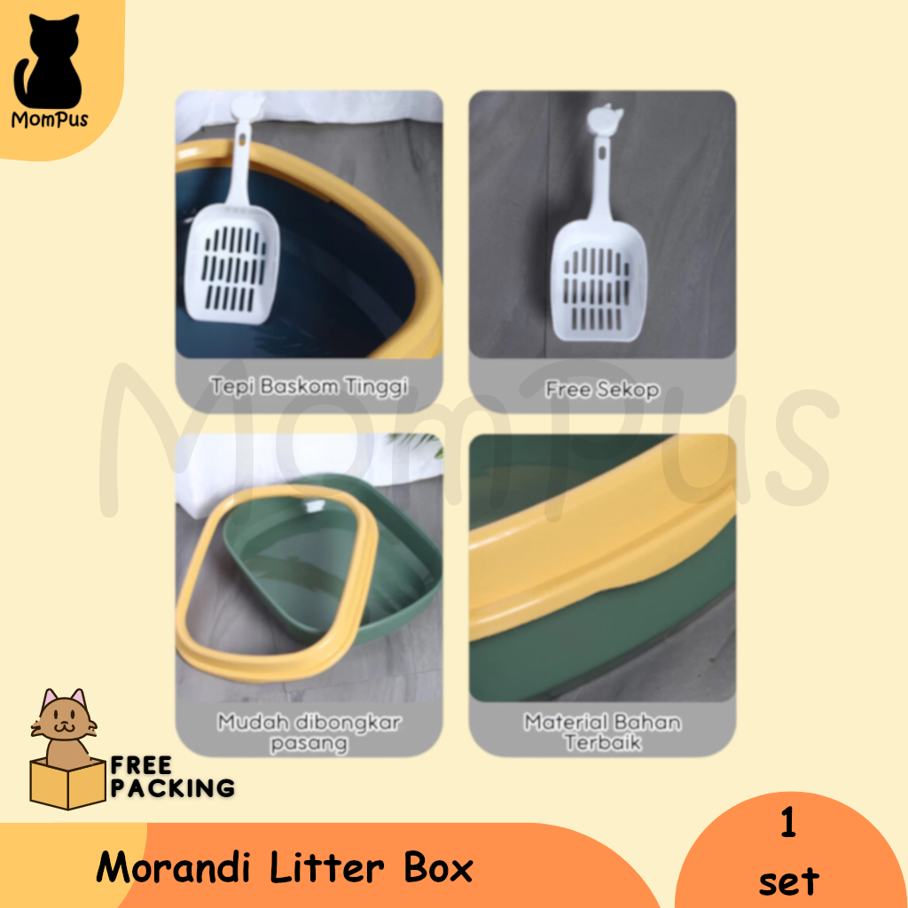 Morandi Litter Box Bak Premium