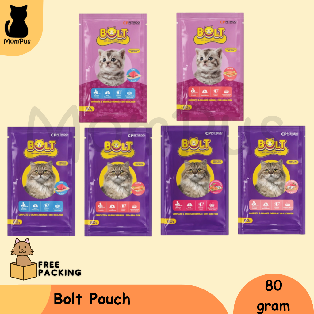 Bolt Pouch Adult Kitten Mother 80gr