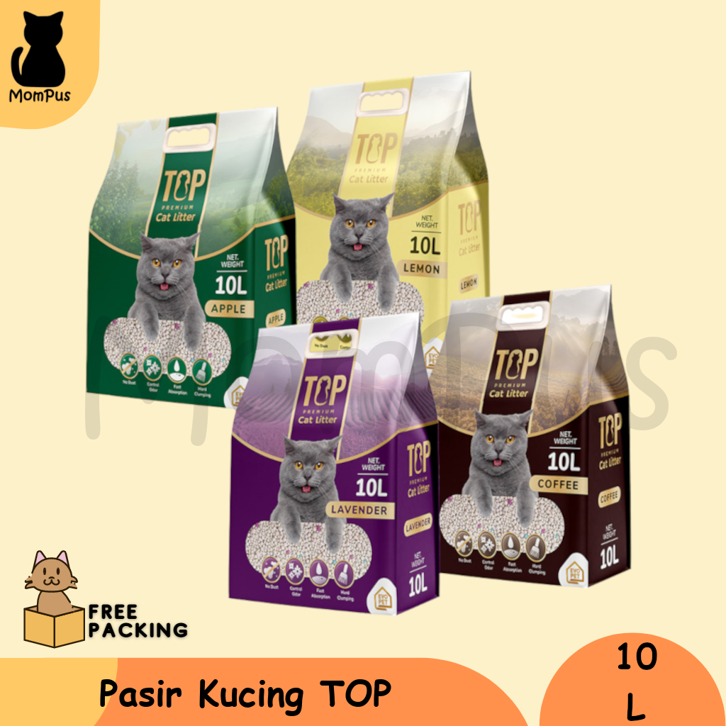 Pasir TOP CAT Litter 10L (khusus INSTANT)