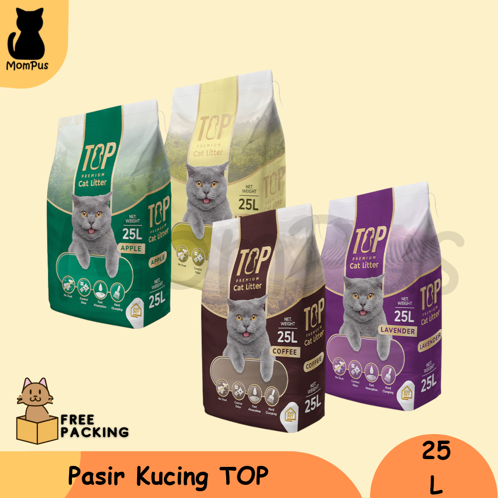 Pasir TOP CAT Litter Karung 20kg / 25L