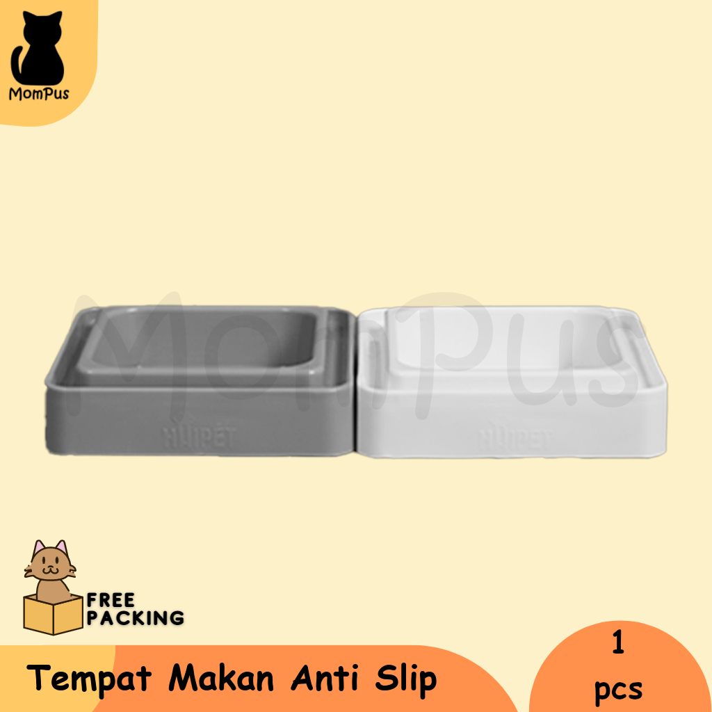 Tempat Makan KUCING Bowl Single Anti Slip Anti Semut