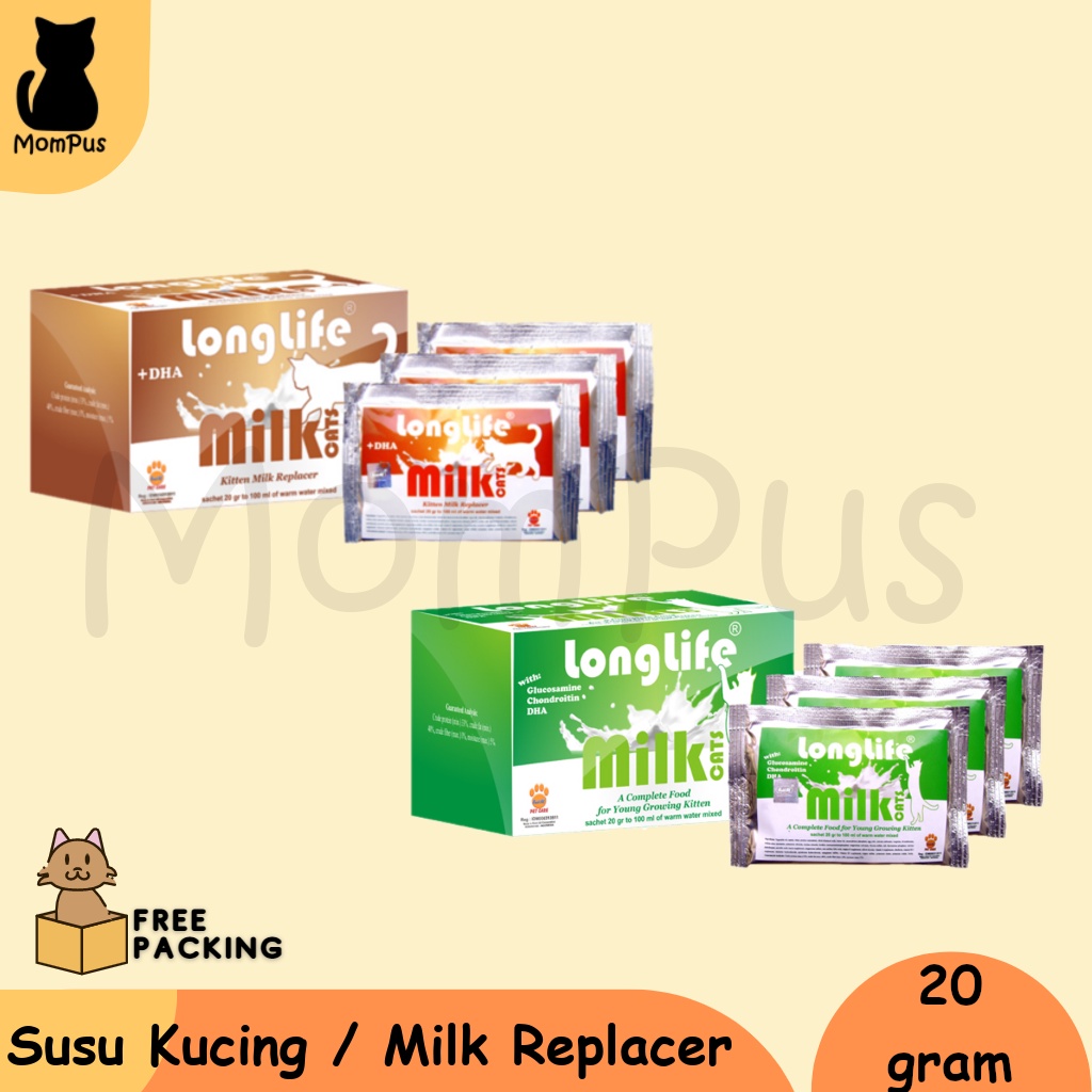 Long Life Milk KITTEN 20gr Baby 0-2 bulan / 2-12 bulan