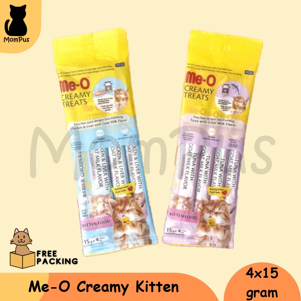 MeO Creamy KITTEN Goat Milk 60gr (15grx4)
