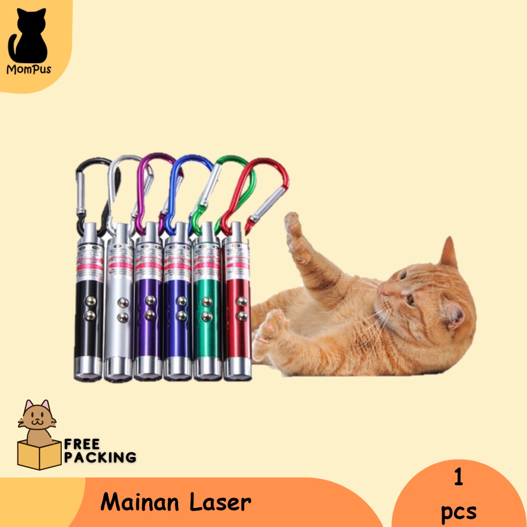 Mainan KUCING Laser Pointer 3in1