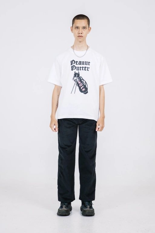 Image of FTSOG PEANUT PUTTER WOLF WHITE T-SHIRT