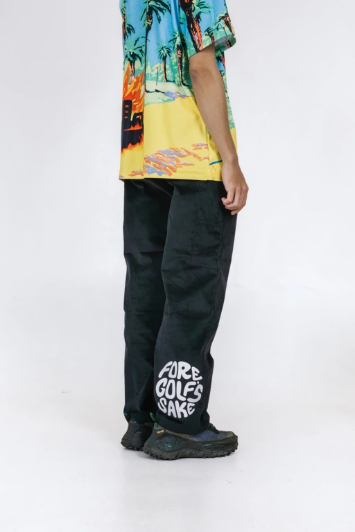 Image of FTSOG BLACK CORDUROY LONGPANTS
