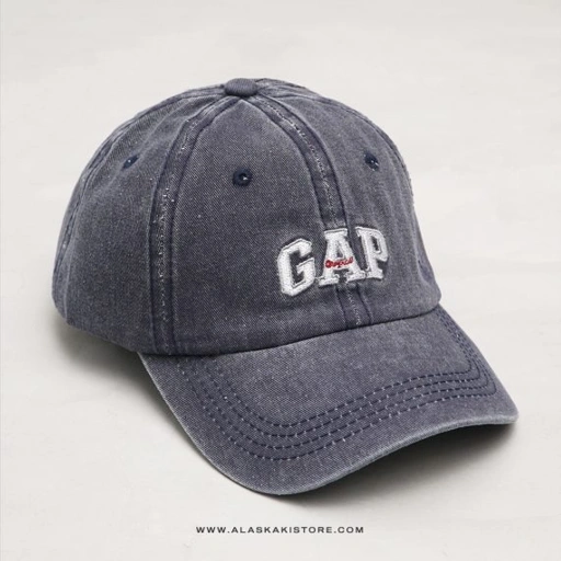Image of Washed Baseball Cap Navy GA9003