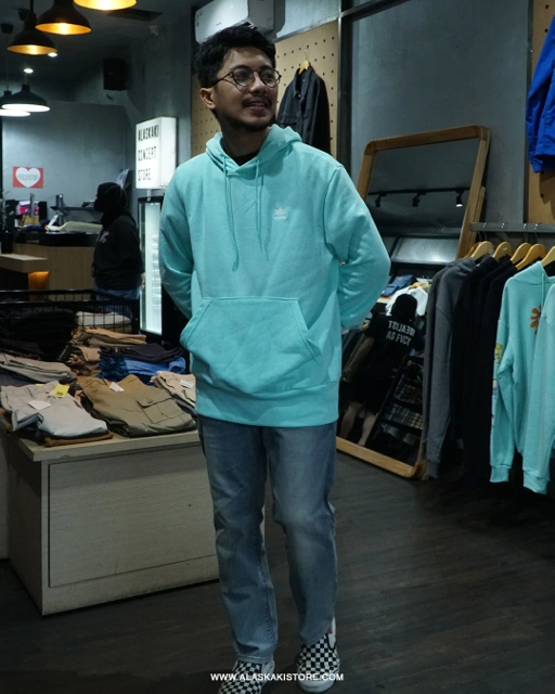 Image of Fleece Pullover Hoodie Mint AD1014