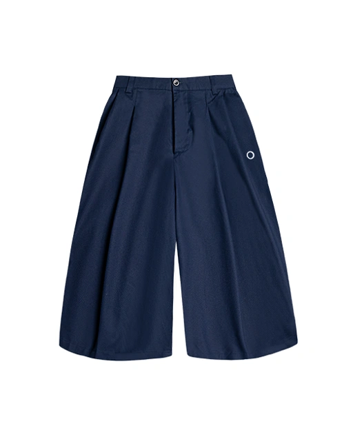 Image of Othman - Midnight Void Pleat Jorts Pants