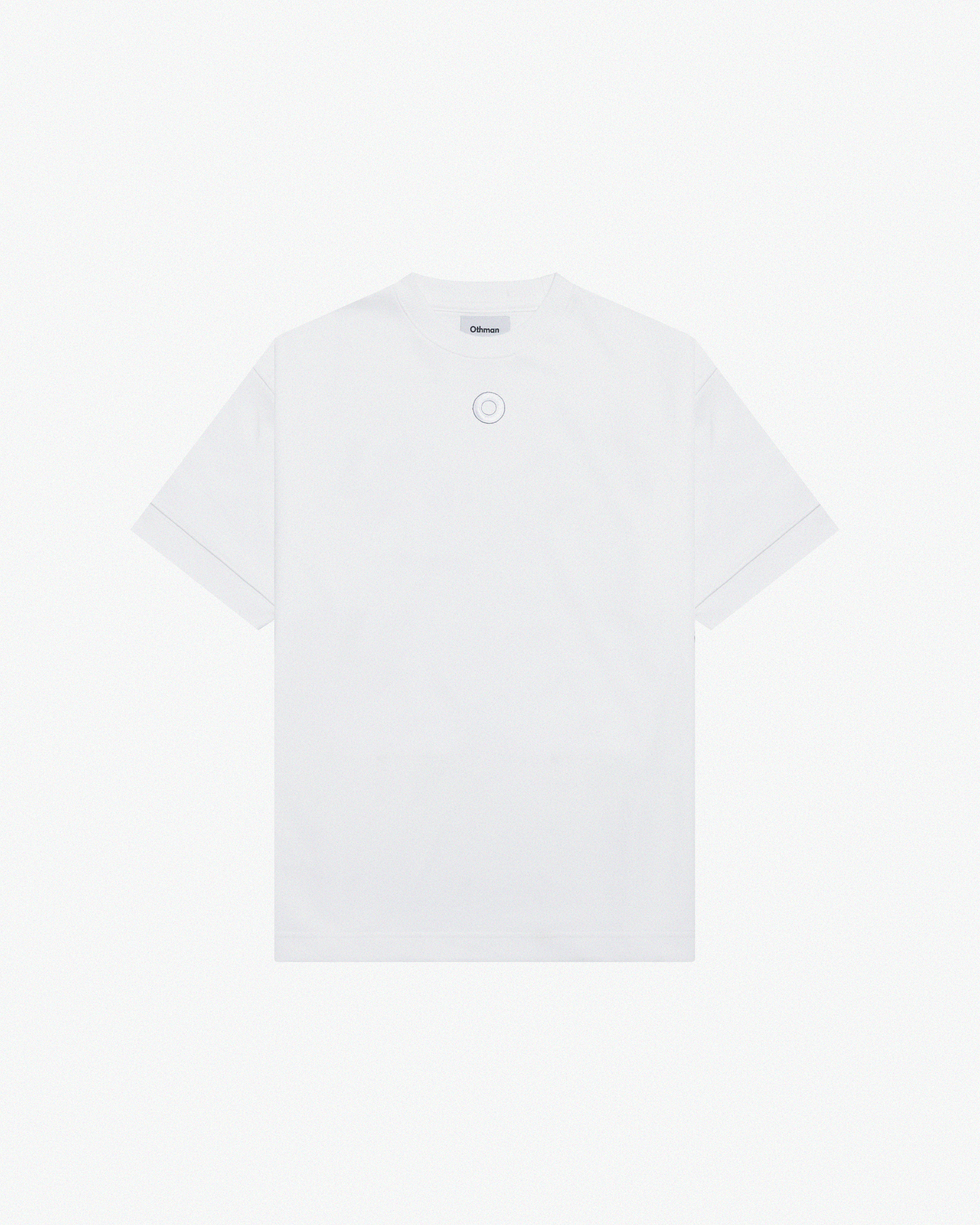 Othman - Circle White Basic Tee