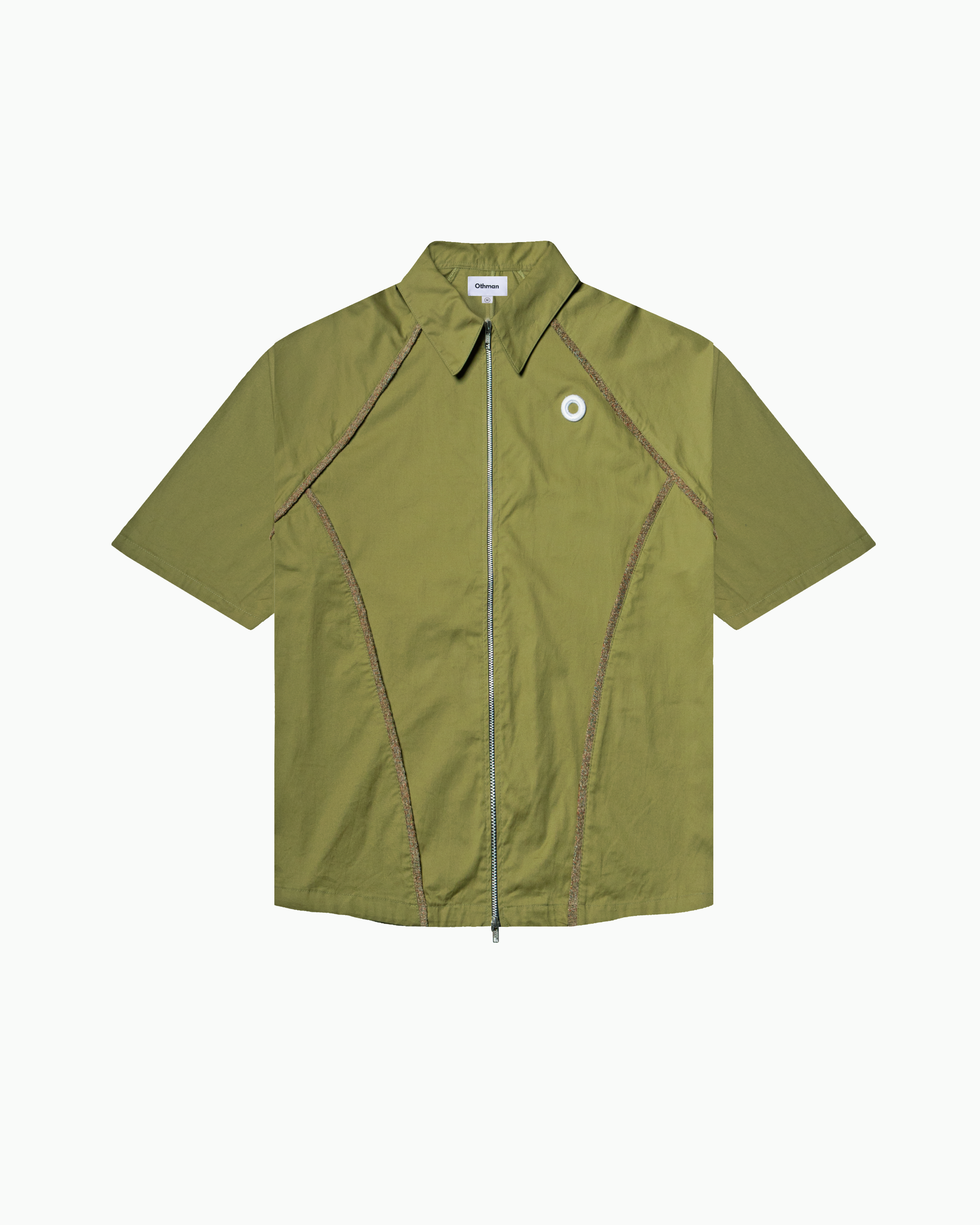 Othman - Seamflow Double Zip Shirt (Olive)