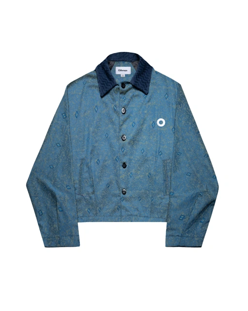 Image of Othman - Slate Blue Dits Short Jacket 