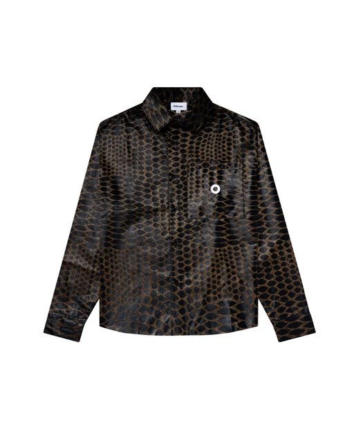 Image of Othman - Bronze Python Long Shirt