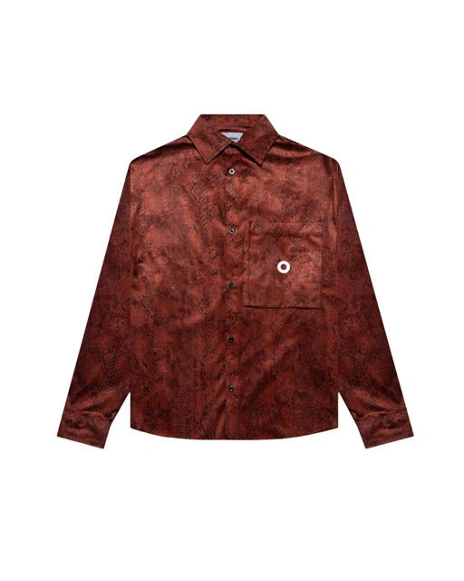 Othman - Burgundy Serpent Longshirt