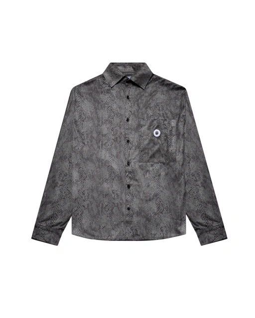Othman - Noir Python Longshirt 