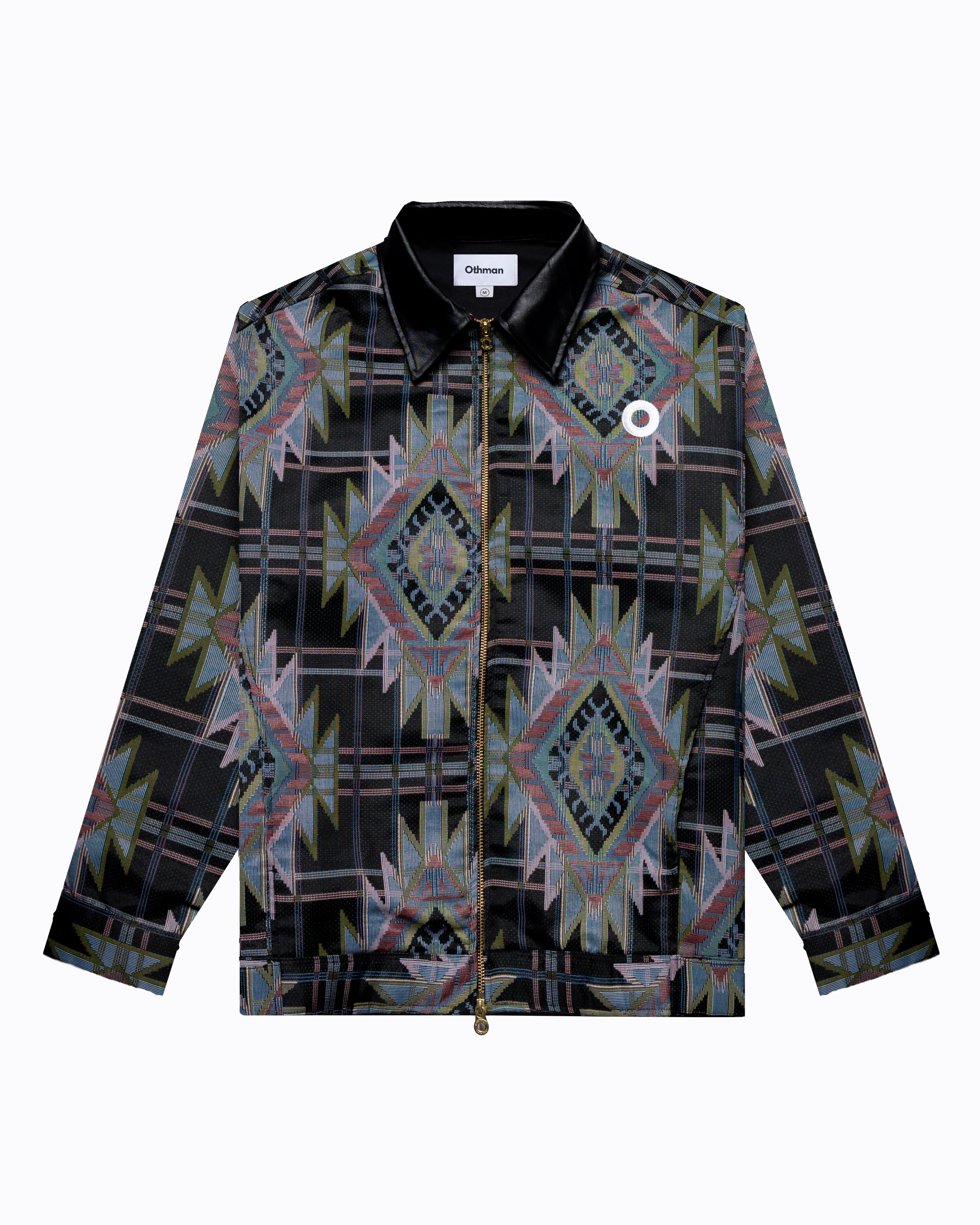 Othman - Graphite Azur Zip Jacket 