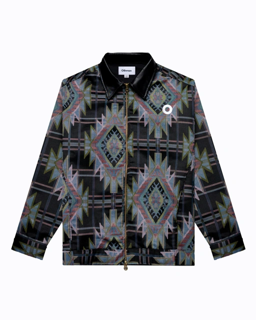 Othman - Graphite Azur Zip Jacket 