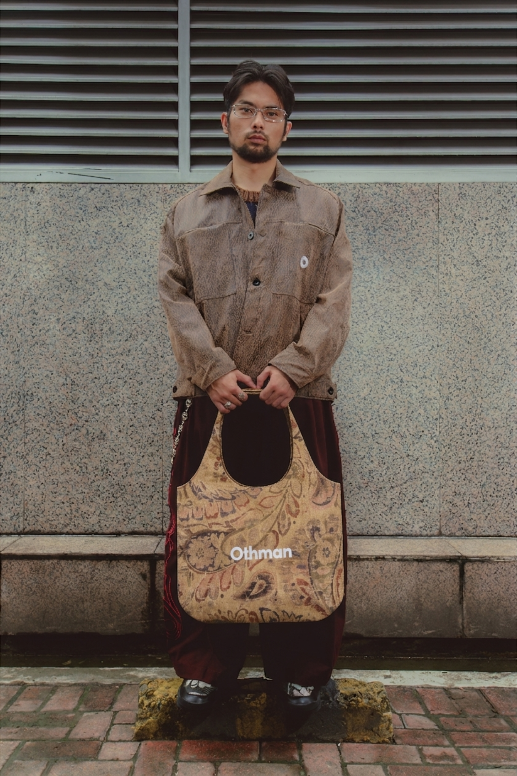 Othman - Sand Relief Shoulder Bag
