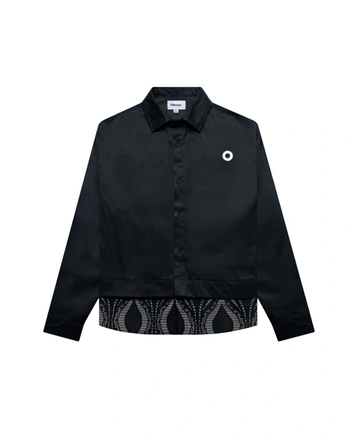 Othman - Noir Chantilly Longshirt