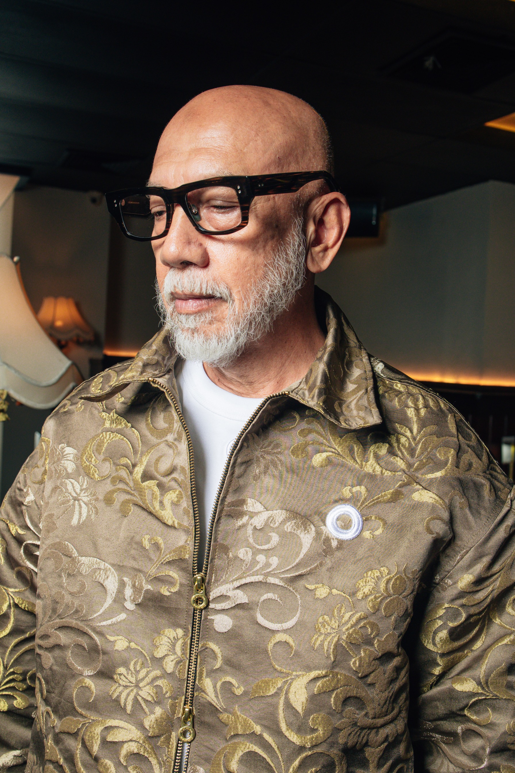 Othman - Antique Gold Zip Jacket