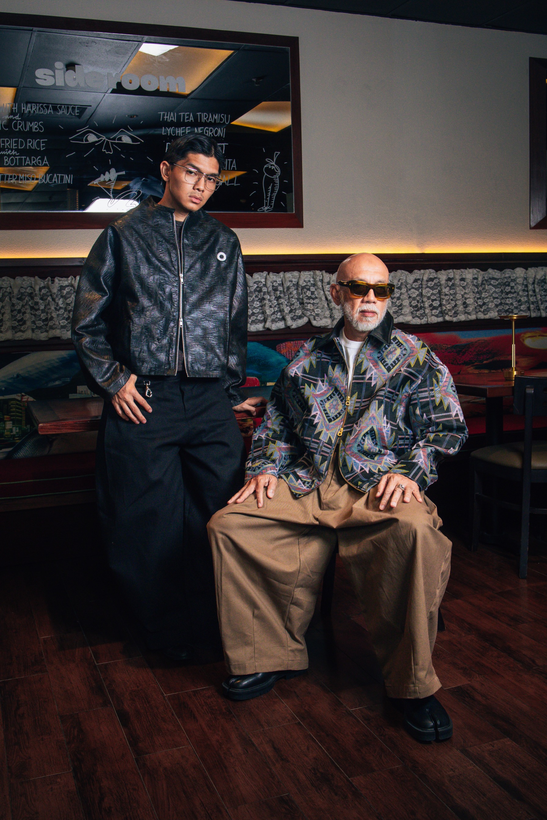 Othman - Graphite Azur Zip Jacket 