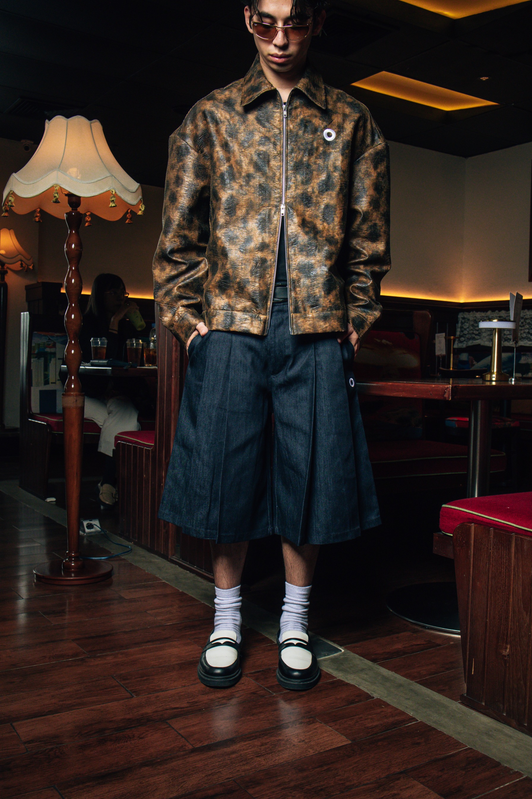 Othman - Blue Marine Jorts Pants