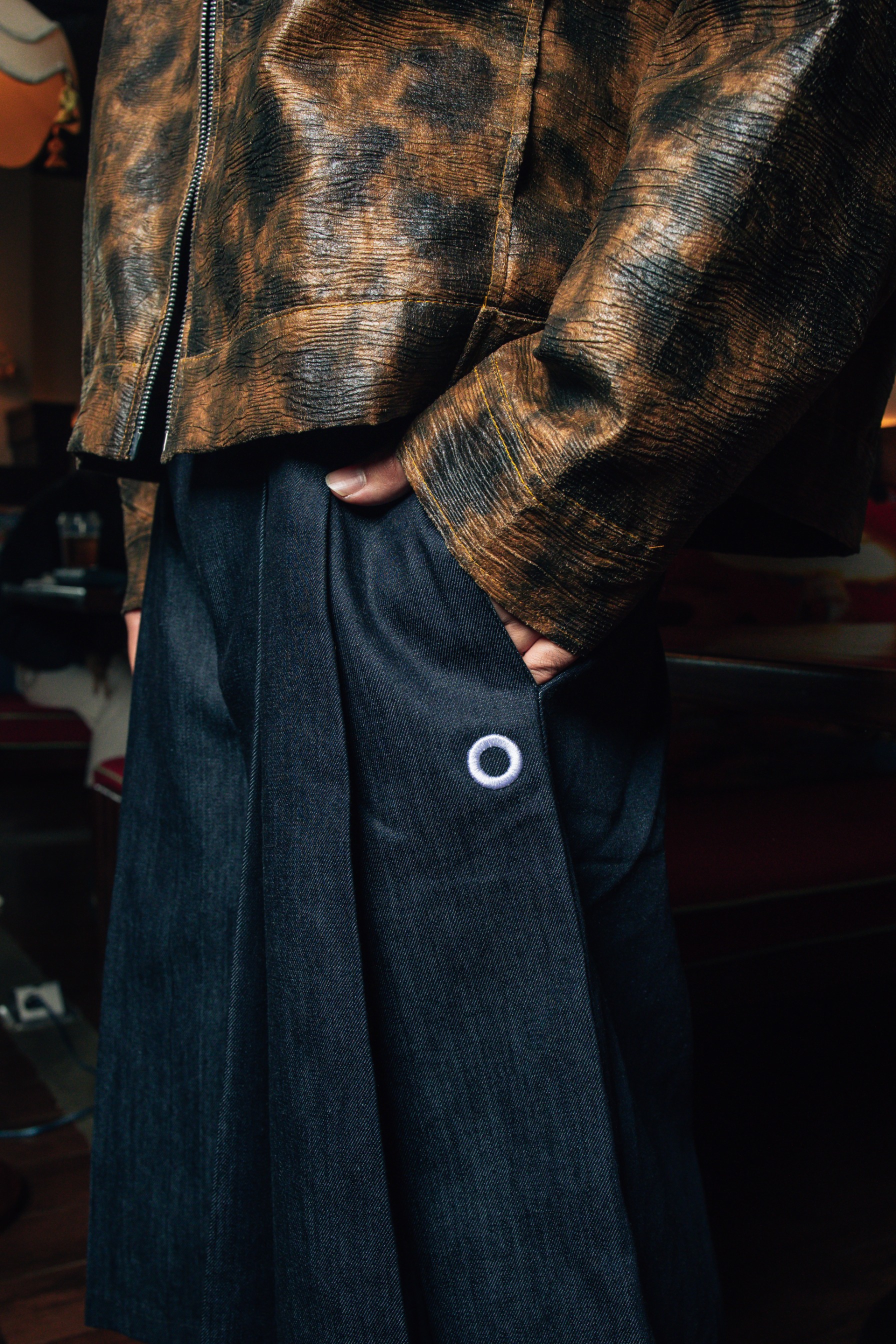 Othman - Blue Marine Jorts Pants
