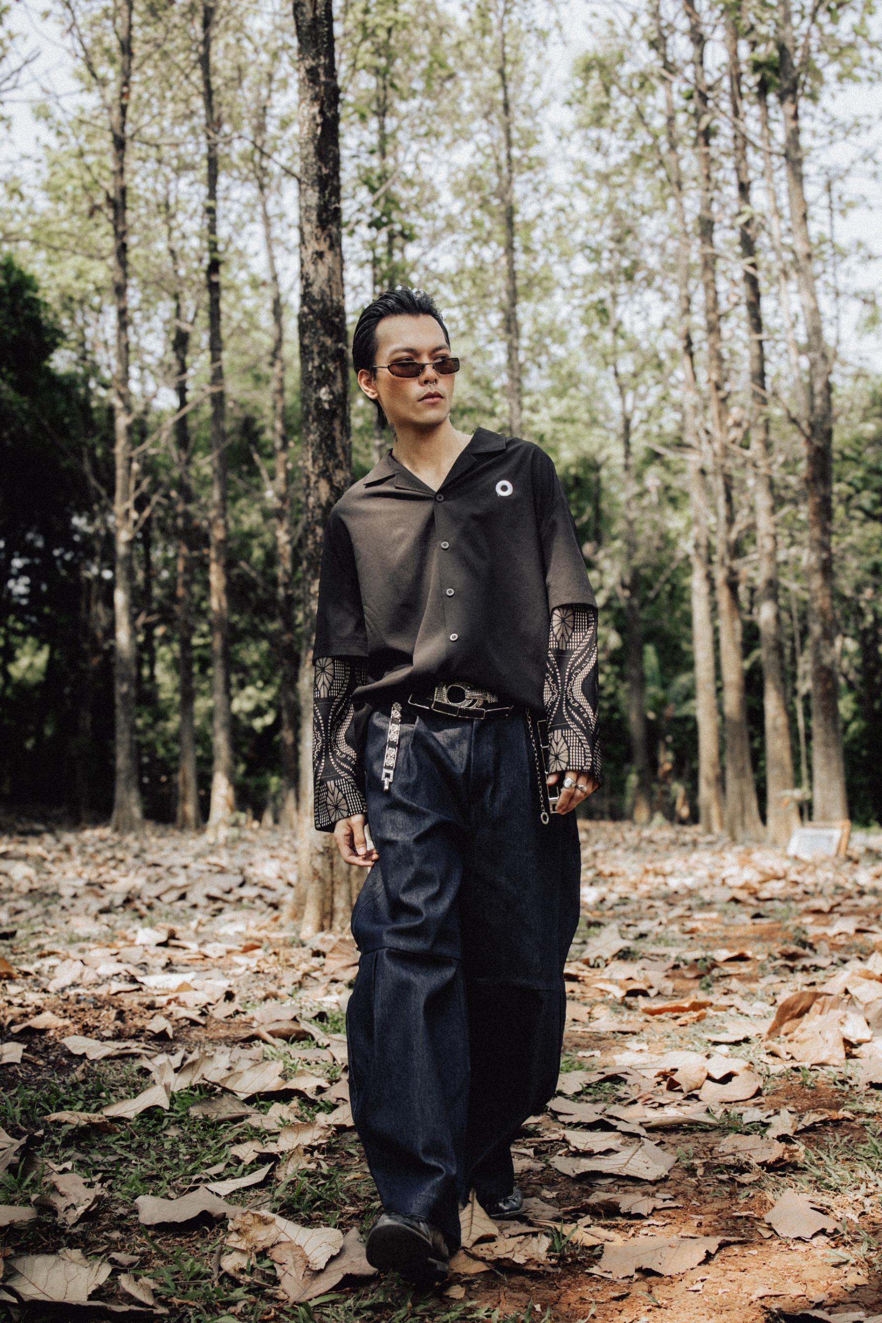 Othman - Indigo Nîmes Barrel Pants