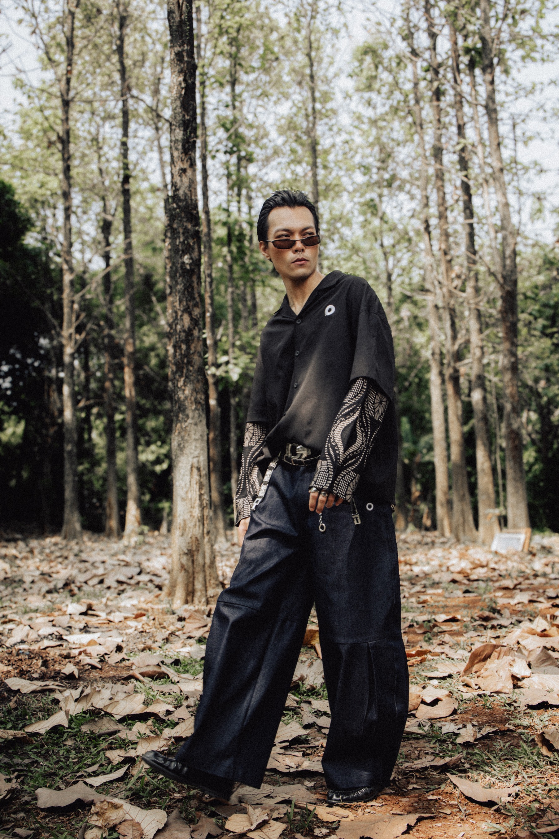 Othman - Indigo Nîmes Barrel Pants
