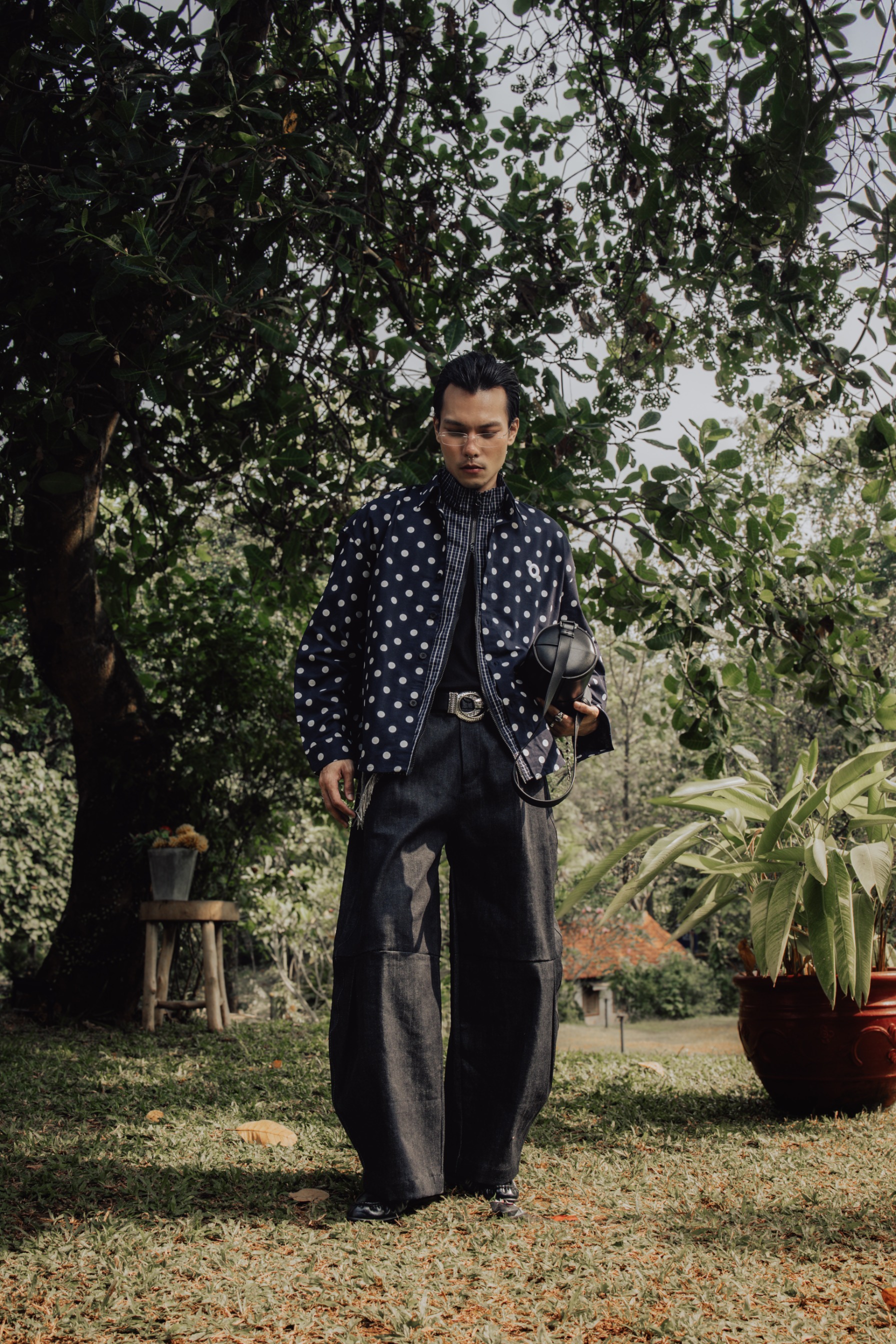 Othman - Nuit Perle Layered Shirt